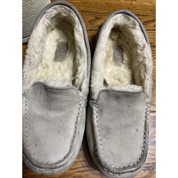 Ugg women's ansley moccasin size US 8 gray suede in great condition - Picture 4 of 7